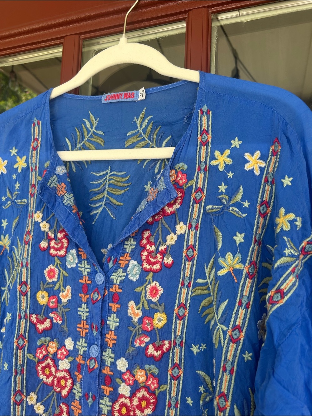 New Johnny Was Garden Blouse, Womens Size Medium - Picture 4 of 6